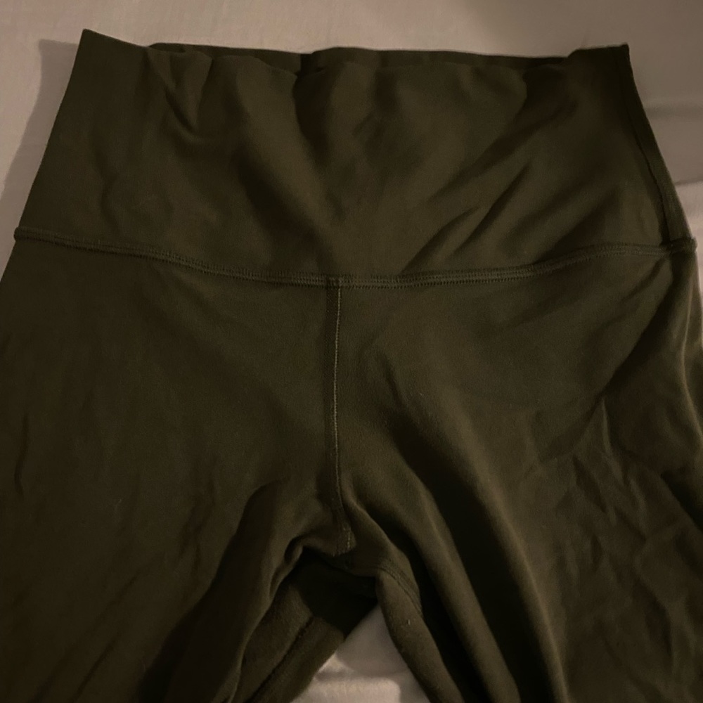 Lululemon align leggings 23” in dark olive